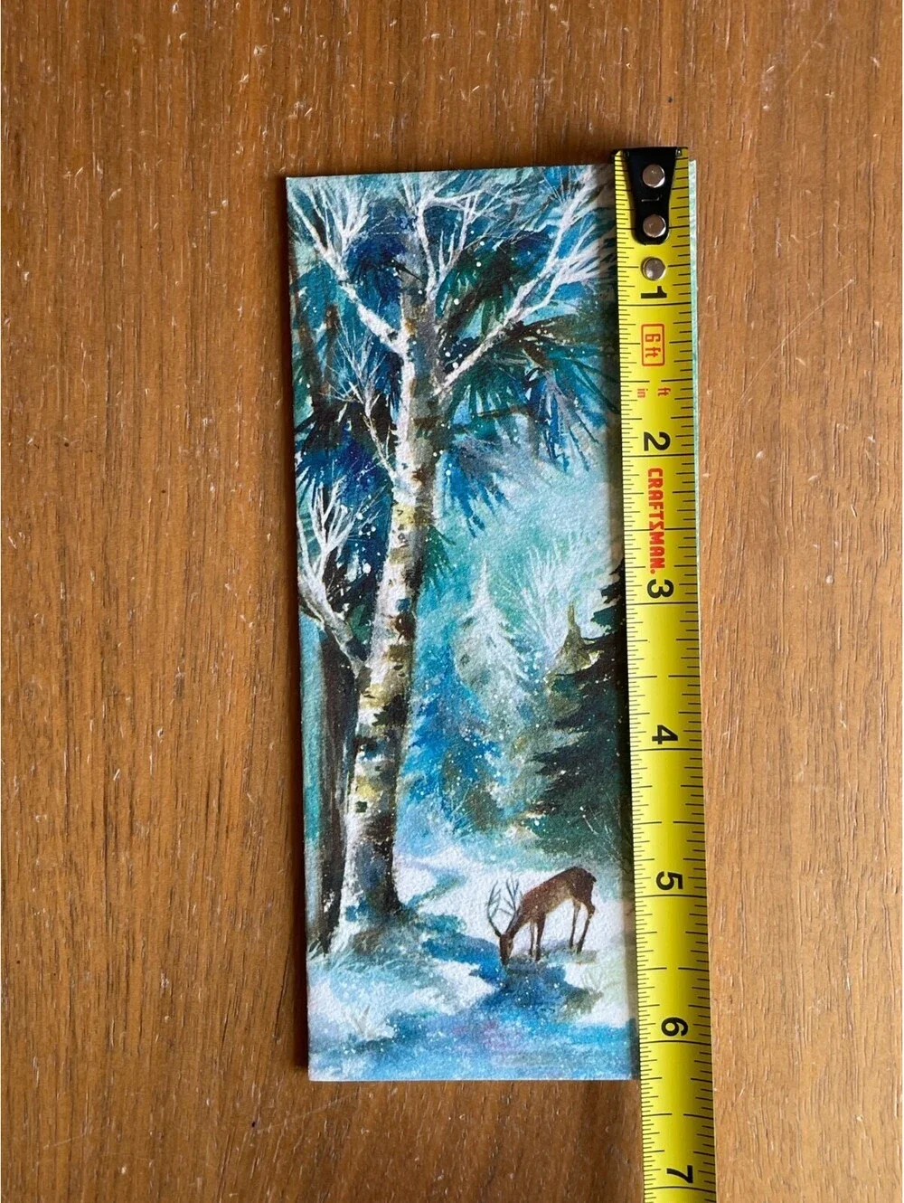 Deer In Forest Winter Time Card Xmas Christmas Card Hallmark Card